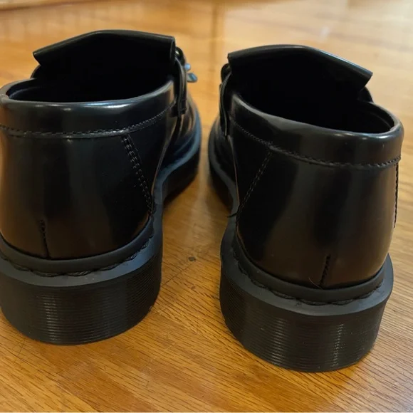 Dr. Martens Black Leather Loafers Adrian Snaffle Women’s 8 NIB - Picture 4 of 9